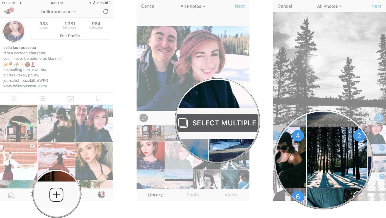 how-to-post-multiple-pictures-on-instagram