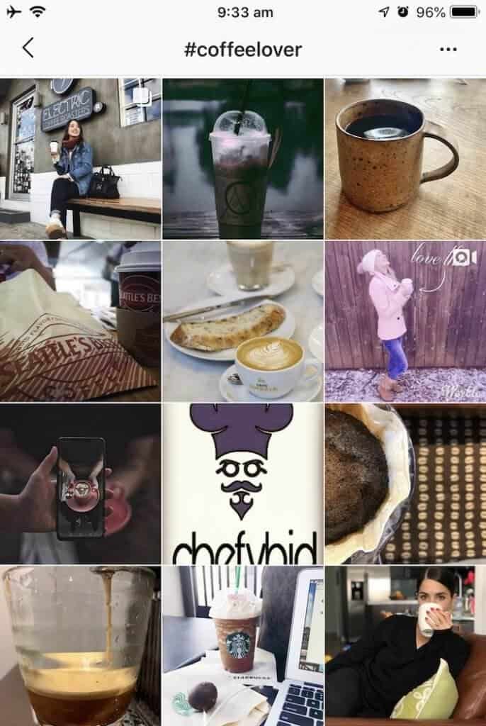 Feed results for hashtag coffee lover