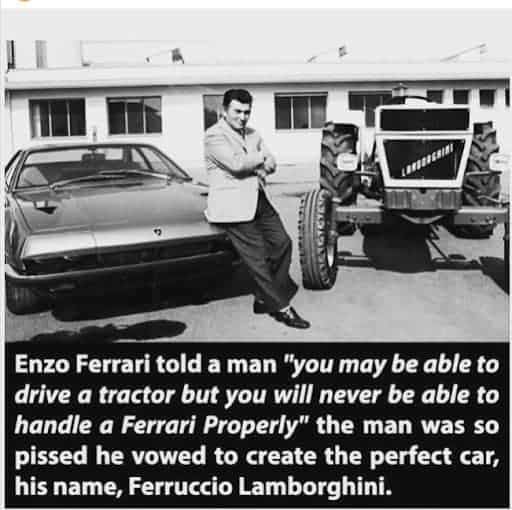 Enzo Ferrari's motivation for starting his famous car company