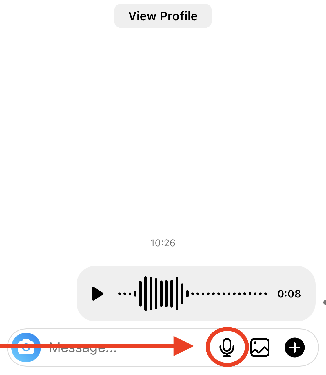 Instagram Voice Message - How to Record