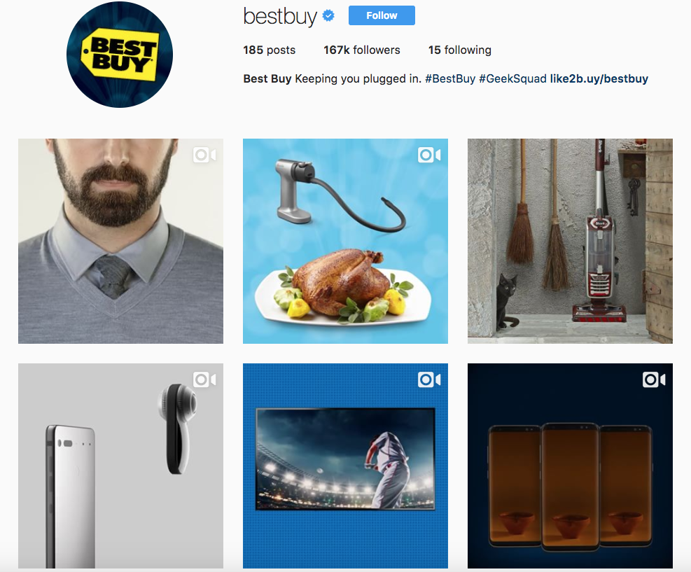 Instagram Brand - Best Buy - Sked Social