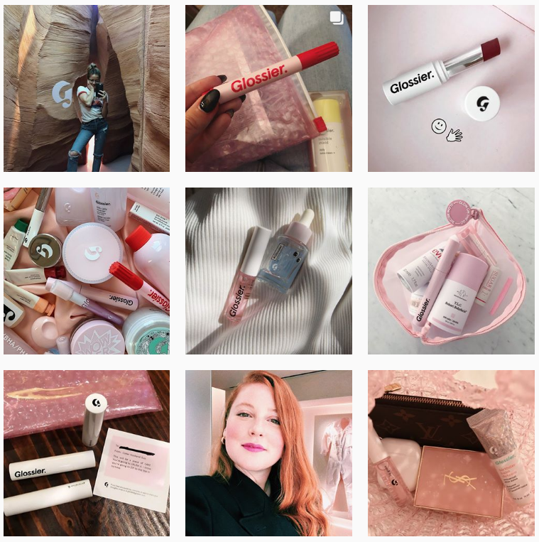 Glossier Marketing - Sked Social