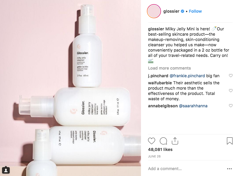 Glossier Marketing - Sked Social