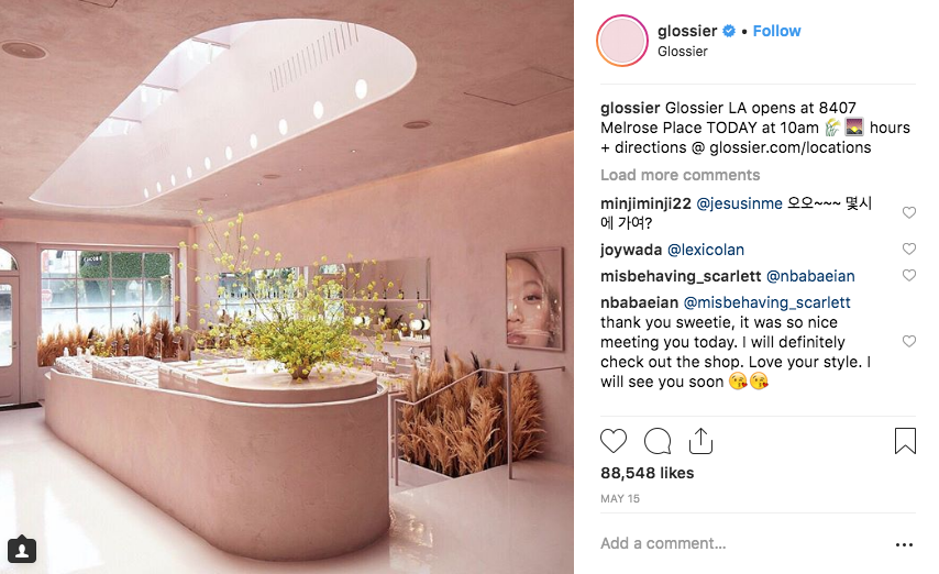 Glossier Marketing - Sked Social