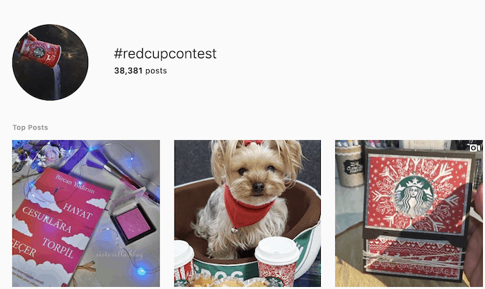 User-generated Content - Red Cup - Sked Social