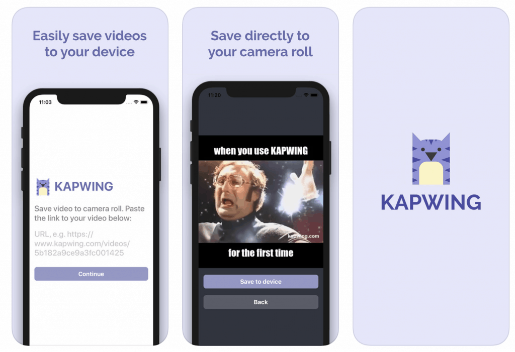 Using Kapwing to create 'gram backgrounds.